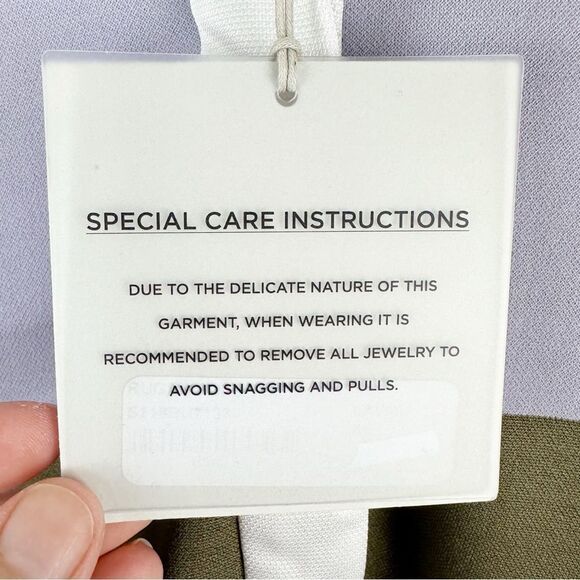 NWT Tibi - The Rugby Dress Purple Green‎ Striped 3/4 Sleeve Mini Dress XS - Picture 8 of 15